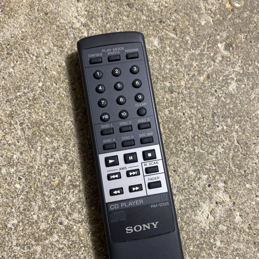 Sony RM-D335 RC, CD Player Remote Control OEM Tested Working - Picture 3 of 5